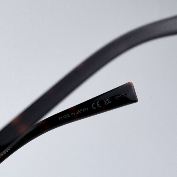 Saint Laurent SL707 001 BRAND NEW Sunglasses Silver Havana Grey Oval Unisex - Picture 11 of 13